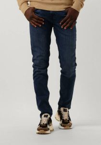 7 for all Mankind Donkerblauwe Slim Fit Jeans Slimmy Tapered Stretch Tek Rebus