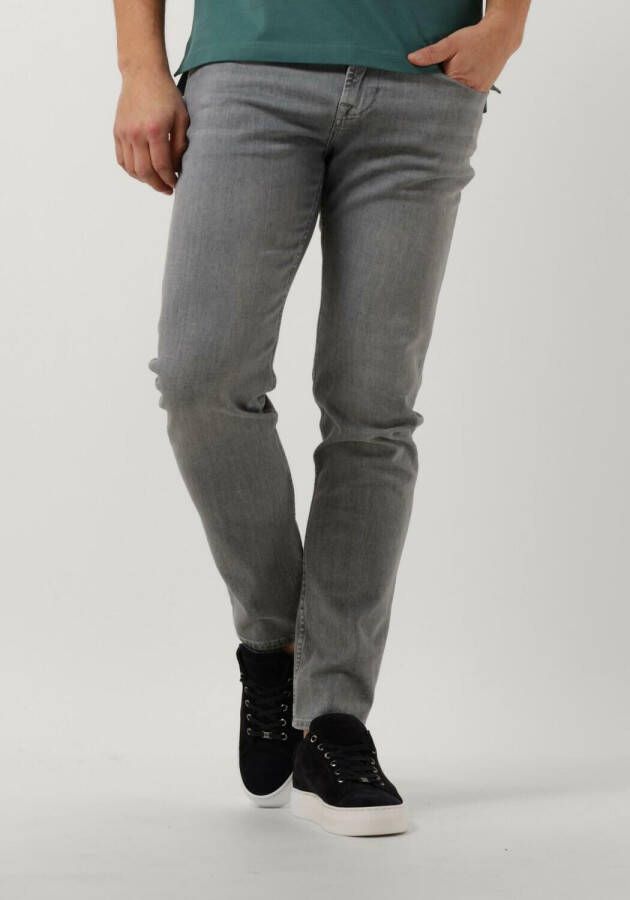 7 for all Mankind Grijze Slim Fit Jeans Slimmy Tapered Special Edition Left Hand Seven Mile