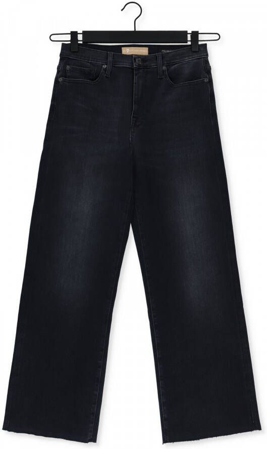 7 for all Mankind Grijze Straight Leg Jeans Cropped Alexa