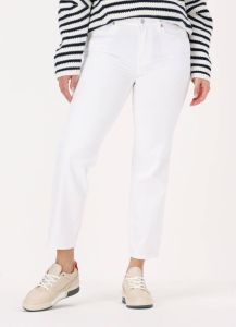 7 for all Mankind Witte Slim Fit Jeans Roxanne Ankle
