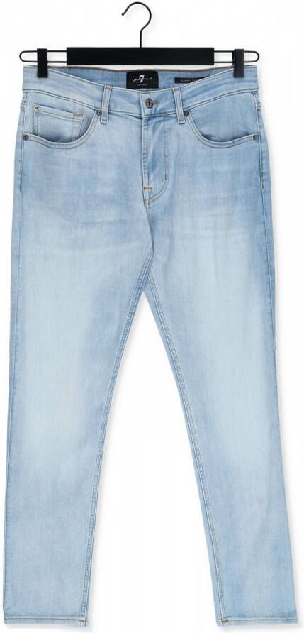 7 for all Mankind Blauwe Slim Fit Jeans Slimmy Taperd Stretch Tek Sunday