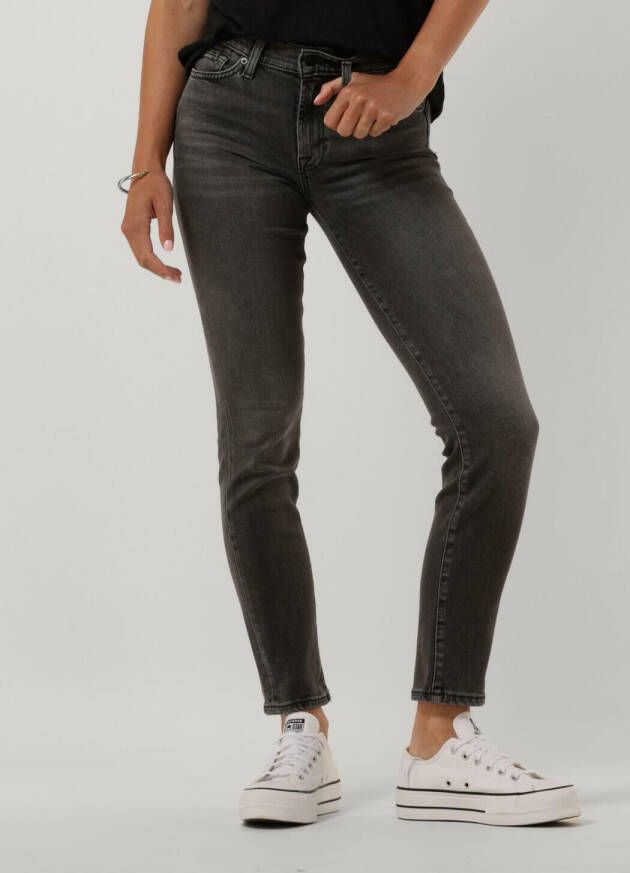 7 FOR ALL MANKIND Dames Jeans Roxanne Luxe Vintage Courage Zwart
