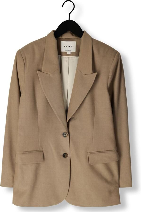 AAIKO Dames Blazers Amanda Twill Vis 350 Taupe - Foto 3
