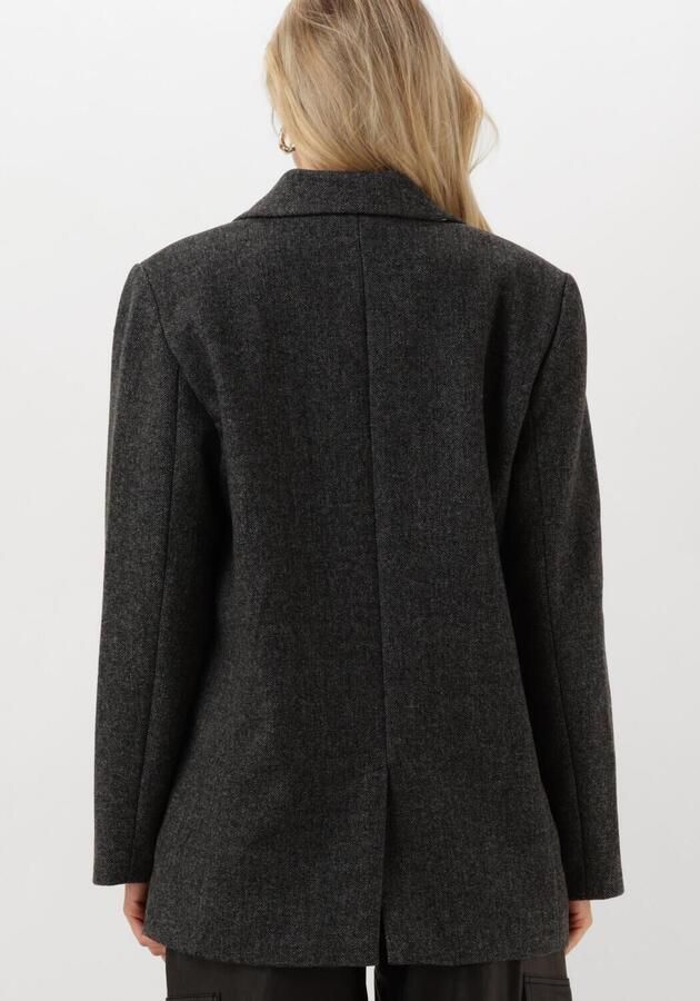 Aaiko Elegante Grijze Jas Demi PES Black Dames - Foto 2