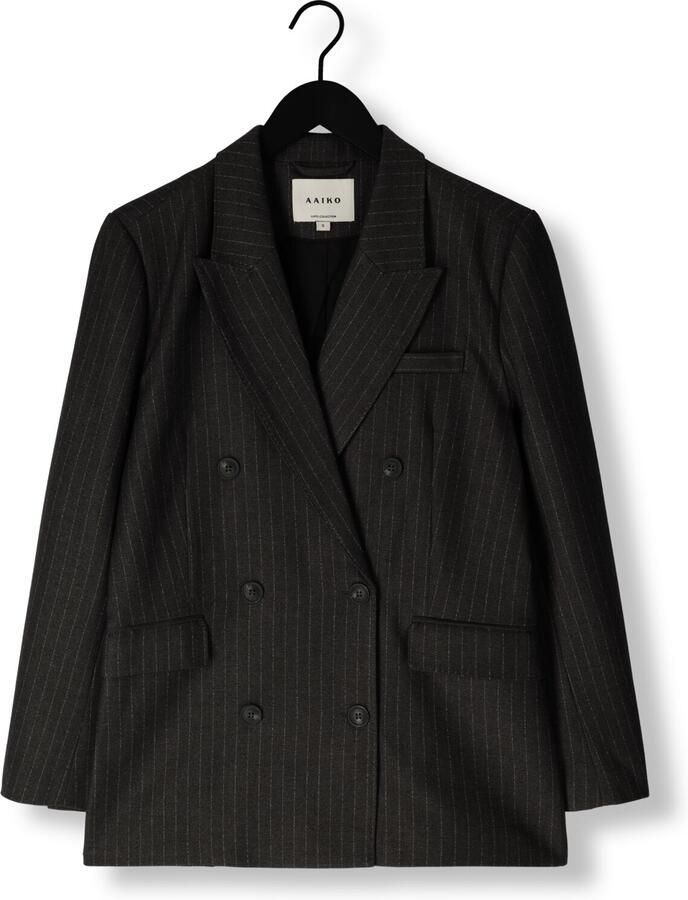Aaiko Pinstripe Blazer Heidy Collectie Black Dames