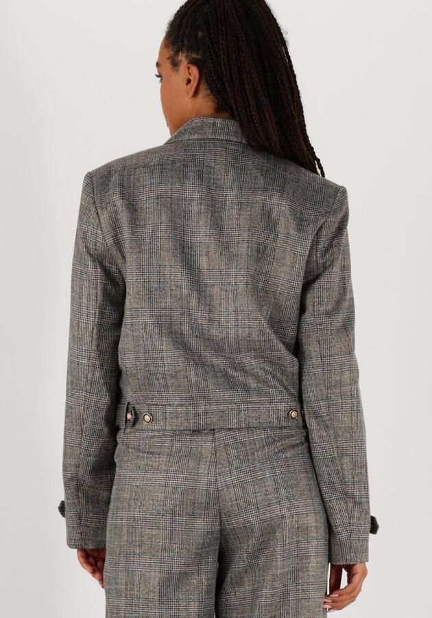 Aaiko Chique Tweed Blazer met Glitterdraad Gray Dames - Foto 2