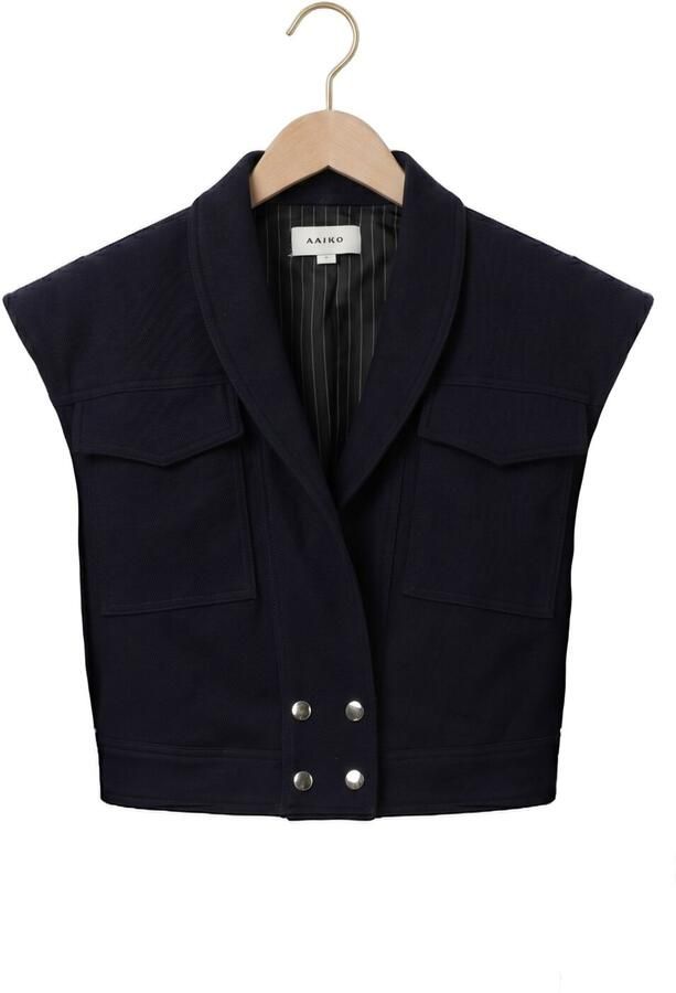 AAIKO Dames Blazers Lies Twill Pes 360 Donkerblauw - Foto 4