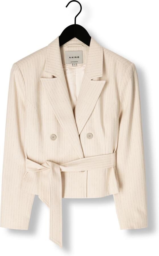 AAIKO Dames Blazers Mae Stripe Vis 526 Gebroken Wit - Foto 2