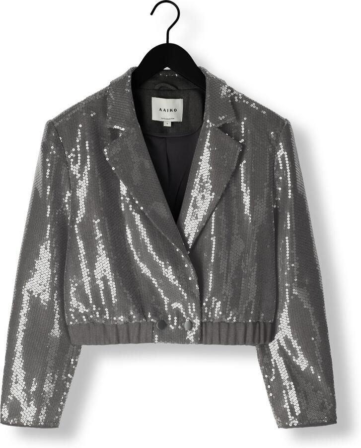 Aaiko Pailletten blazer voor glamoureuze avonden Gray Dames