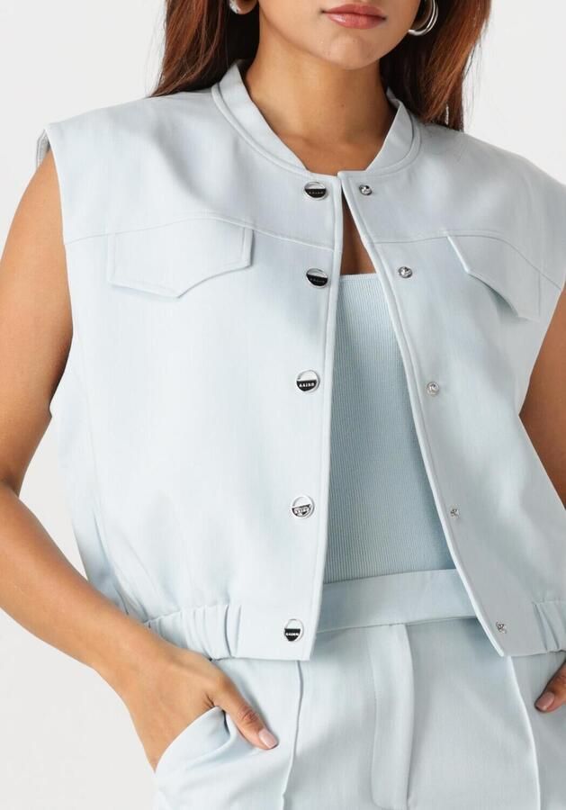 Aaiko Gilet met elastische tailleband Olivia blauw - Foto 2