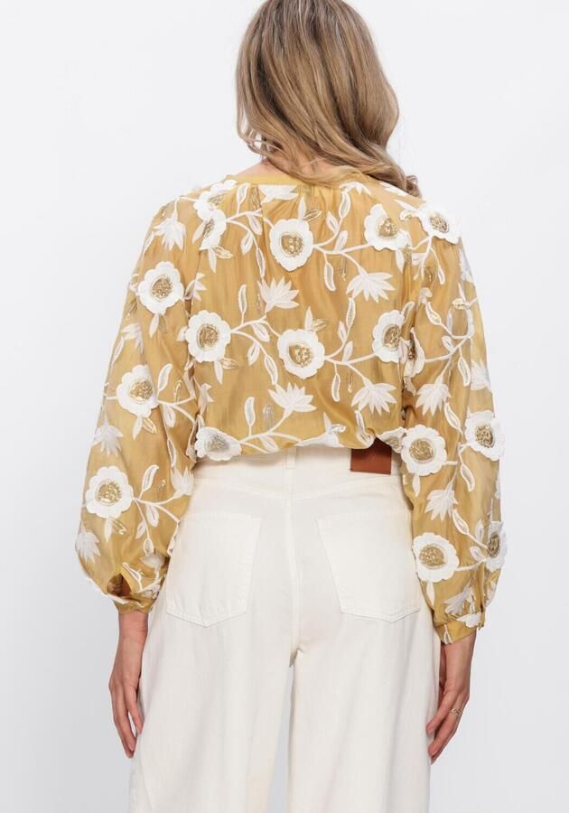 AAIKO Dames Blouses Alanza 3d Ten 518 Oker - Foto 3