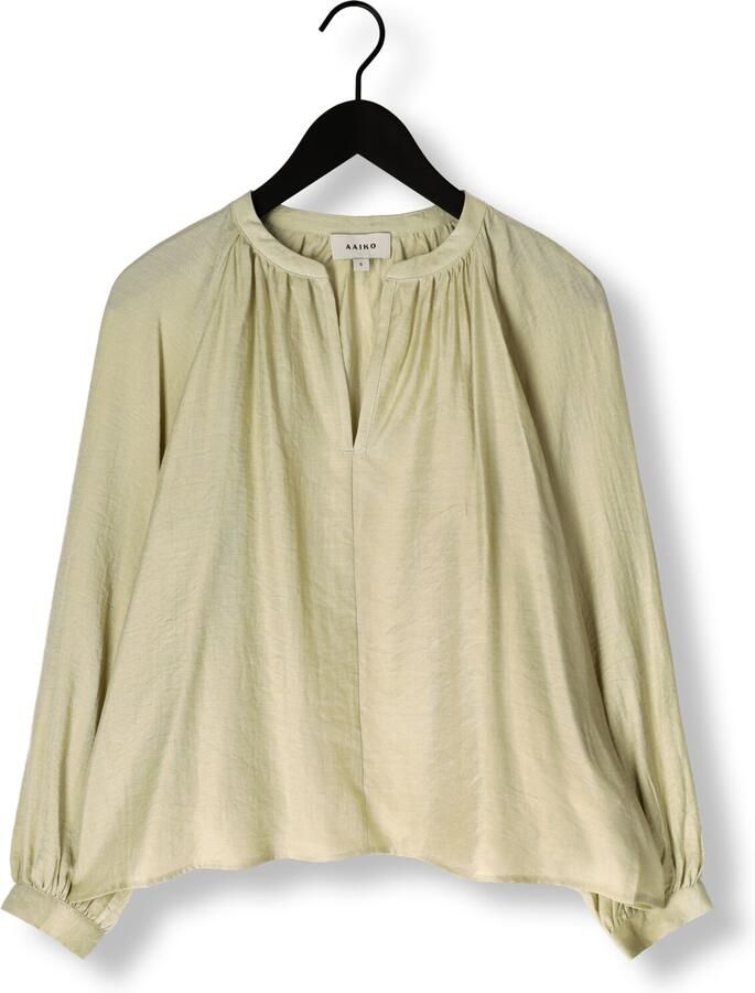 AAIKO Dames Blouses Alanza Shine Vis 511 Groen