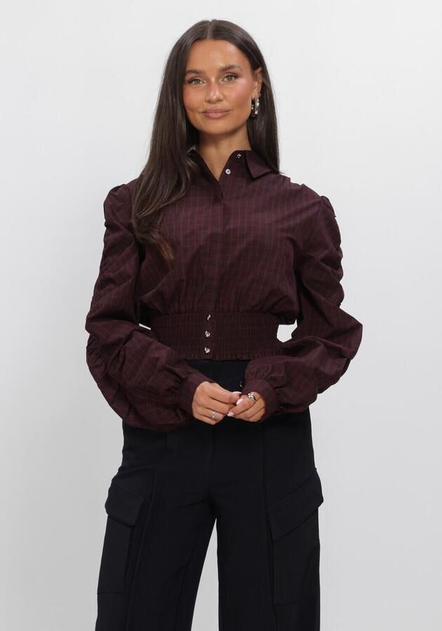 AAIKO Dames Blouses Beaudine Collar Co 527 Bordeaux