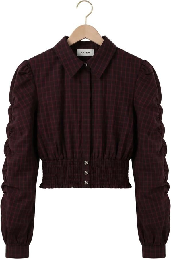AAIKO Dames Blouses Beaudine Collar Co 527 Bordeaux - Foto 4