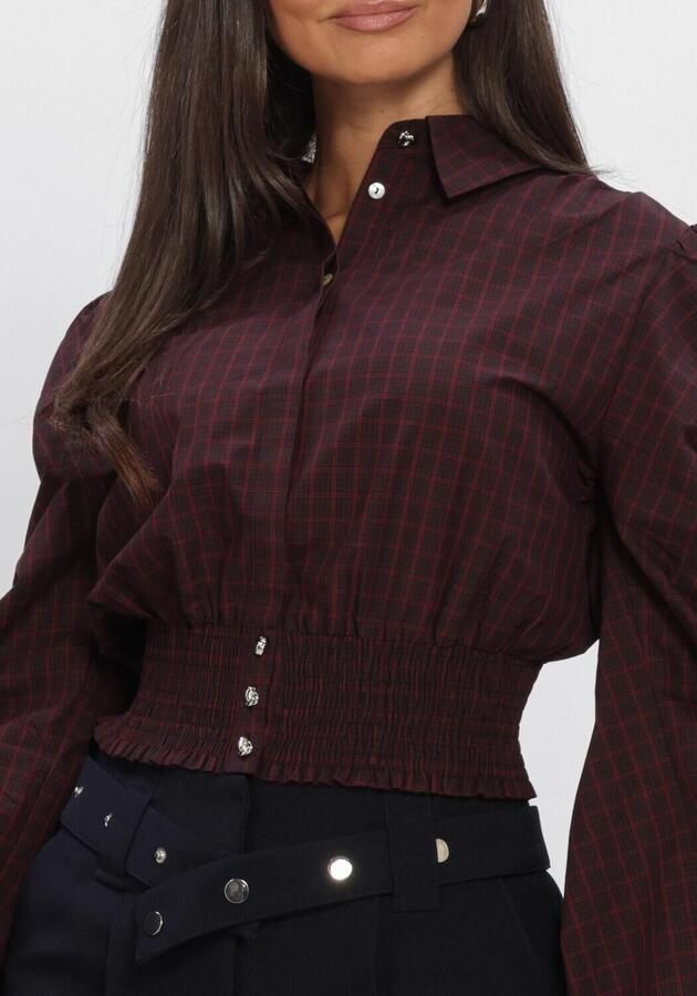 AAIKO Dames Blouses Beaudine Collar Co 527 Bordeaux - Foto 3