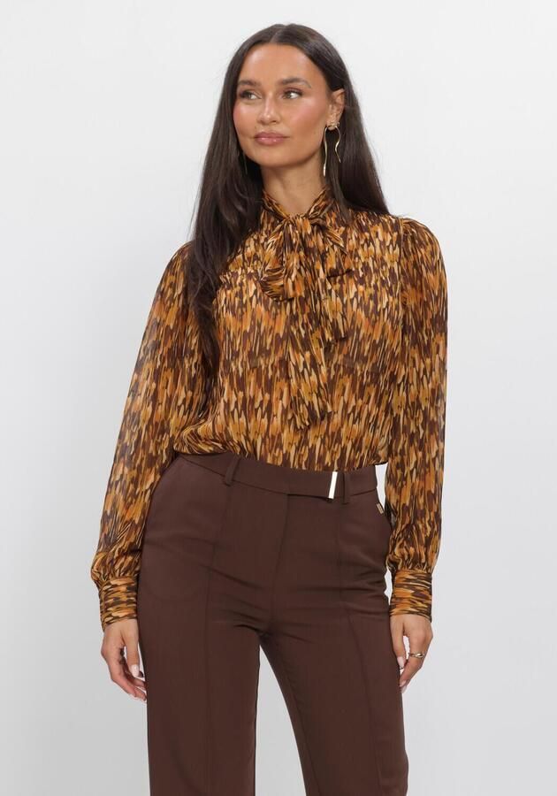 AAIKO Dames Blouses Bowi Bow 70ties Pes 533 Multi