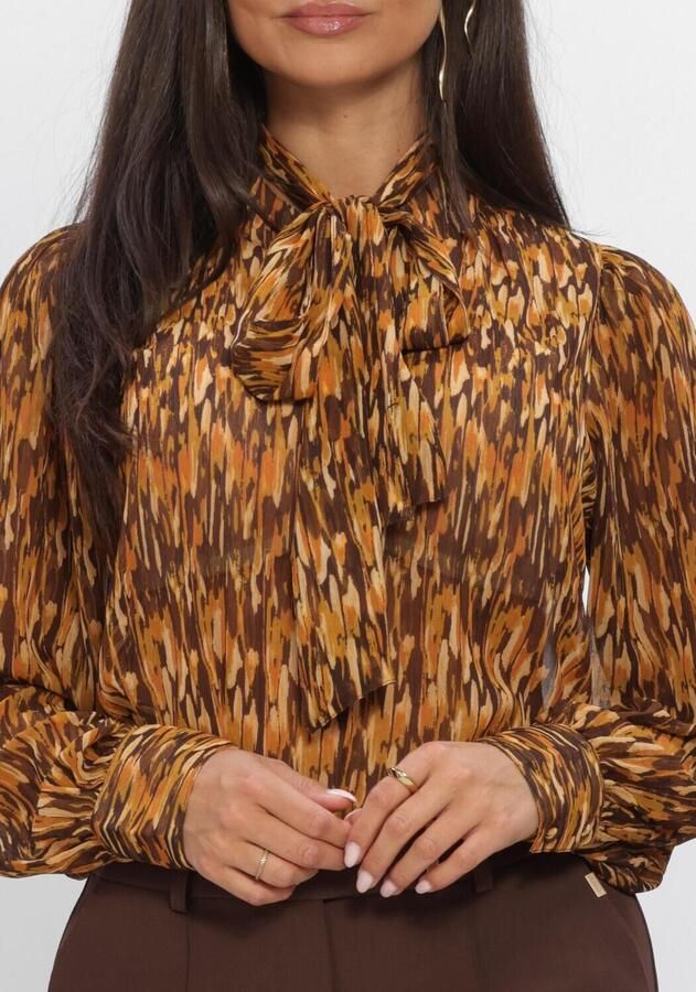 AAIKO Dames Blouses Bowi Bow 70ties Pes 533 Multi - Foto 2