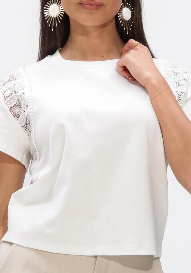 AAIKO Dames Blouses Ceyda Co 177 Wit - Foto 4