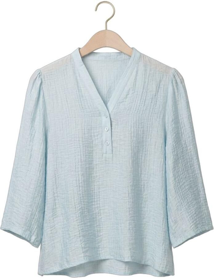 AAIKO Dames Blouses Dahlia Vis 532 Lichtblauw - Foto 2