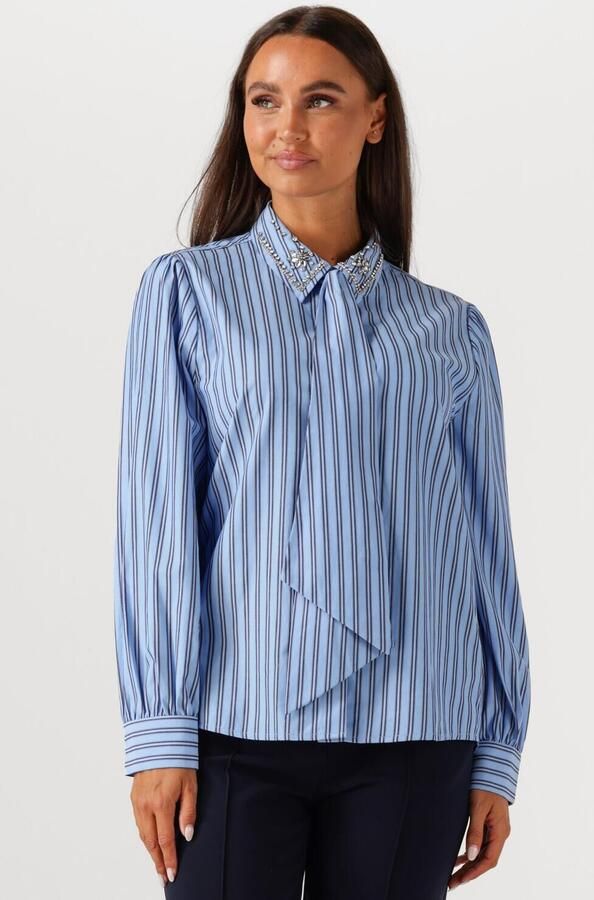 AAIKO Dames Blouses Fenne Strass Vis 525 Blauw - Foto 4