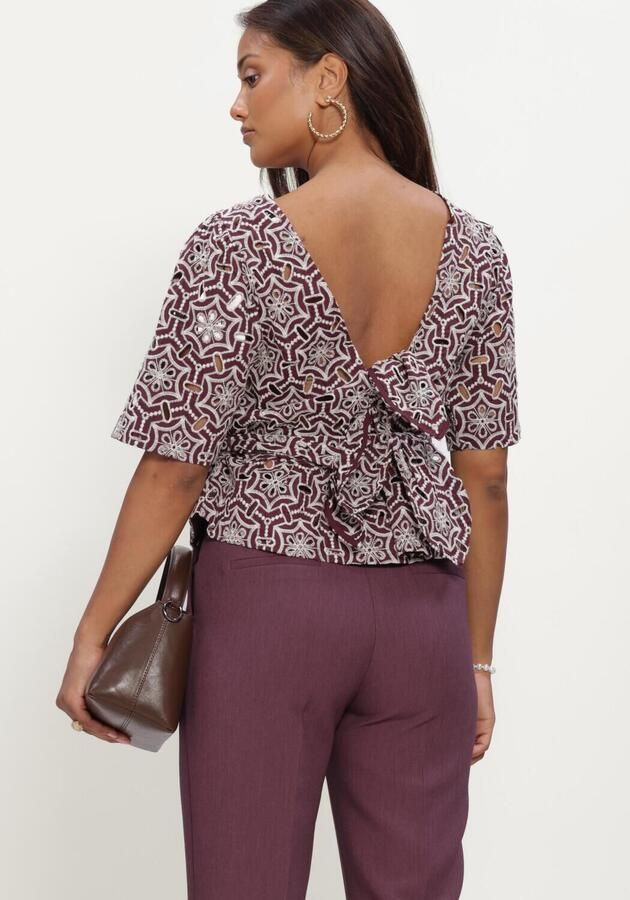 AAIKO Dames Blouses Georgie Lace Co 542 Bordeaux - Foto 3