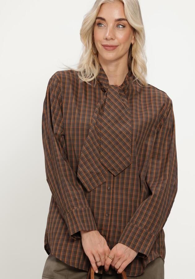 AAIKO Dames Blouses Janesse Co 532 Bruin - Foto 4