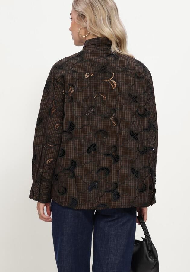AAIKO Dames Blouses Janesse Embroidery Co 504 Bruin - Foto 2
