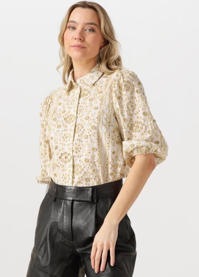 Aaiko Twee Tone Blouse Lange Mouw Multicolor Dames - Foto 4