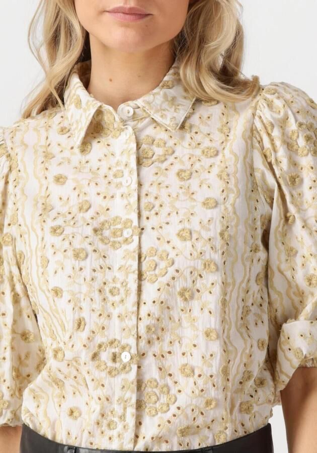 Aaiko Twee Tone Blouse Lange Mouw Multicolor Dames - Foto 3