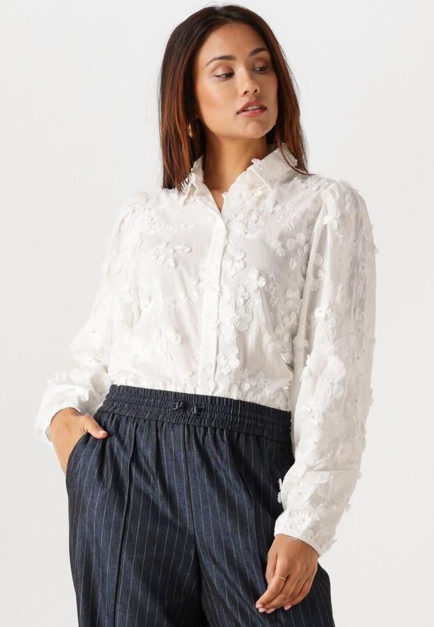 AAIKO Dames Blouses Lien Beads Co 522 Wit
