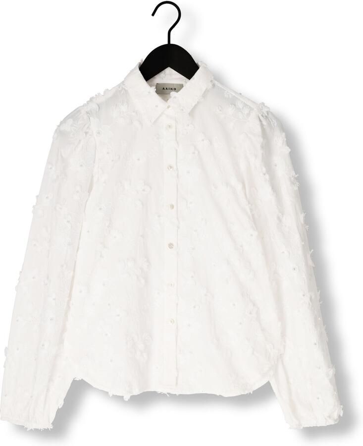 AAIKO Dames Blouses Lien Beads Co 522 Wit - Foto 2