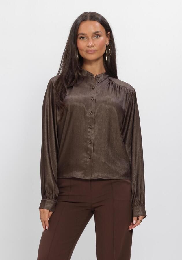 AAIKO Dames Blouses Liv Pes 516 Bruin