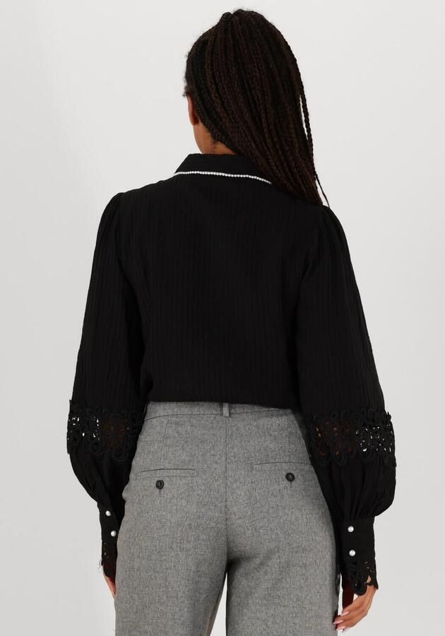 Aaiko Lange Mouw Blouse Loewy VIS 492 Black Dames - Foto 2