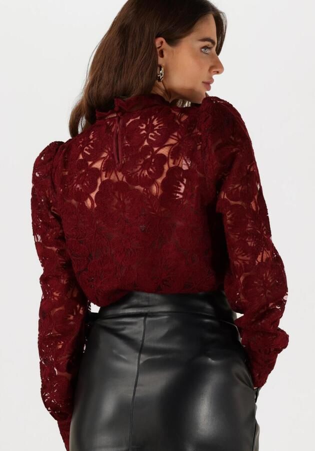 Aaiko Lange mouw blouse in Muze stijl Red Dames