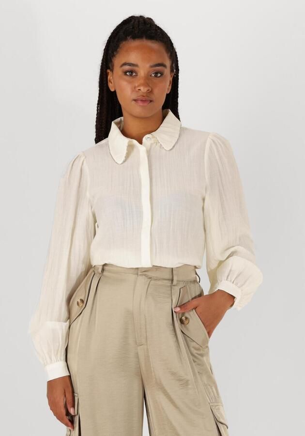 AAIKO Dames Blouses Pillar Chain Twisted Ten 507 Ecru - Foto 4
