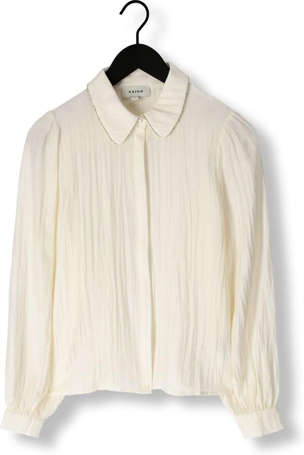 AAIKO Dames Blouses Pillar Chain Twisted Ten 507 Ecru - Foto 3