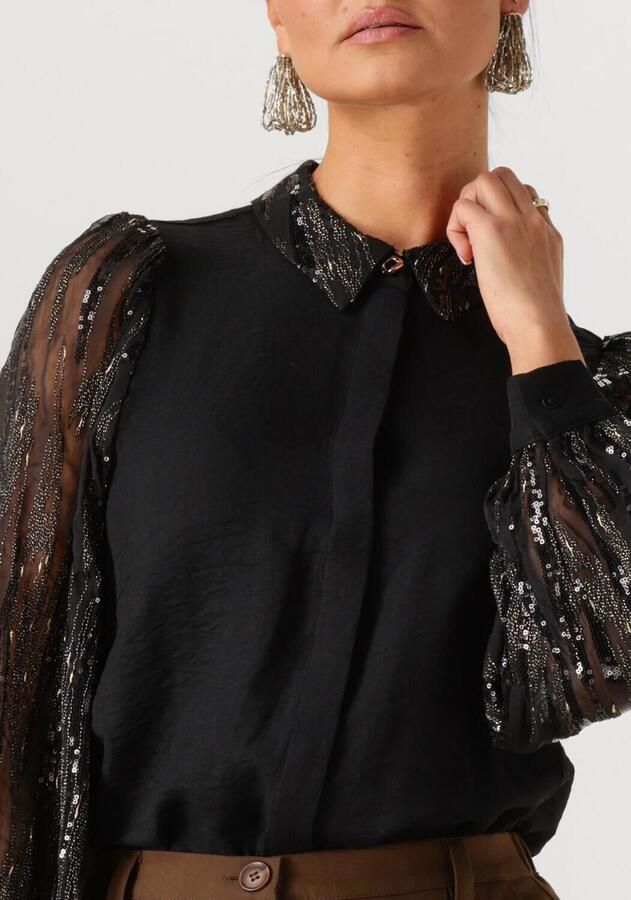 AAIKO Dames Blouses Pillar Paillette Pes 522 Zwart - Foto 2