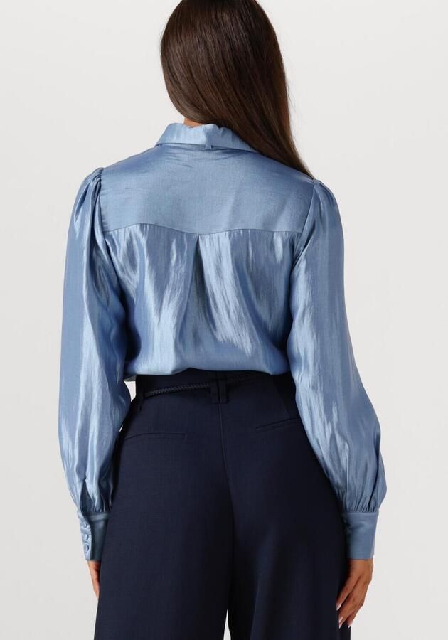 AAIKO Dames Blouses Veronne Tie Shimm Ray 517 2 Donkerblauw - Foto 2