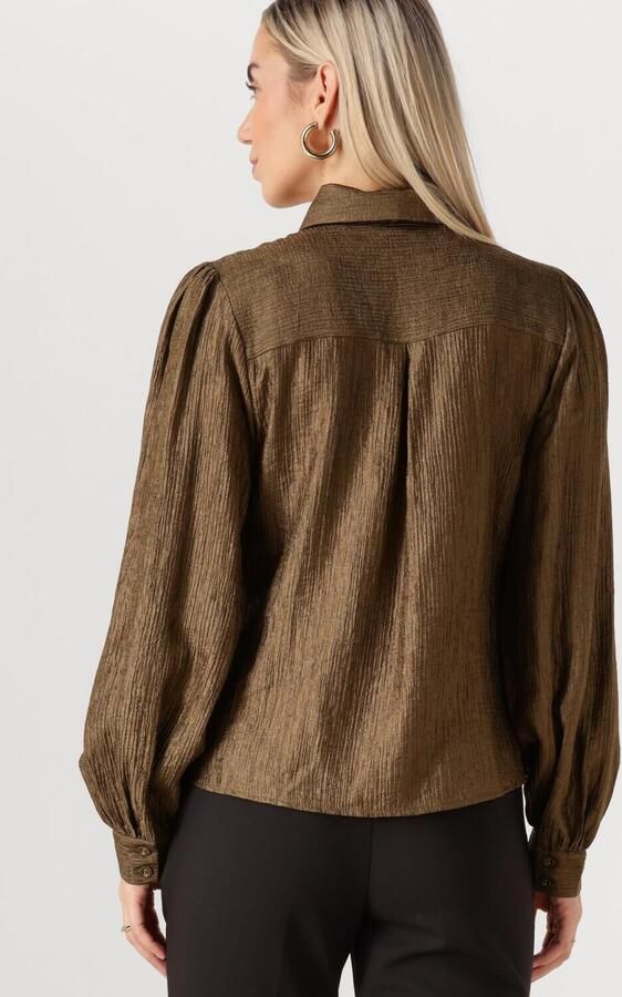 AAIKO Dames Blouses Veronne Tie Vis 545 Khaki - Foto 3