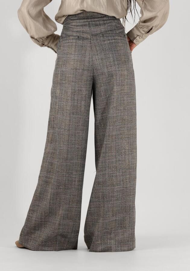 AAIKO Dames Broeken Frederique Tweed Vis 540 Zwart