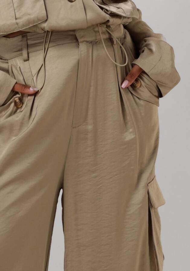 Aaiko Veelzijdige Cargobroek Lotta Pes 526 Beige Dames