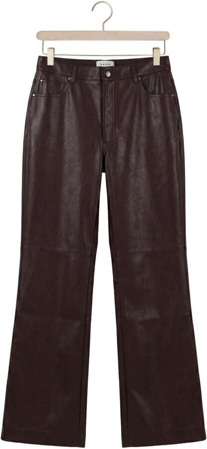 AAIKO Dames Broeken Rianne Pu 689 Bordeaux - Foto 4