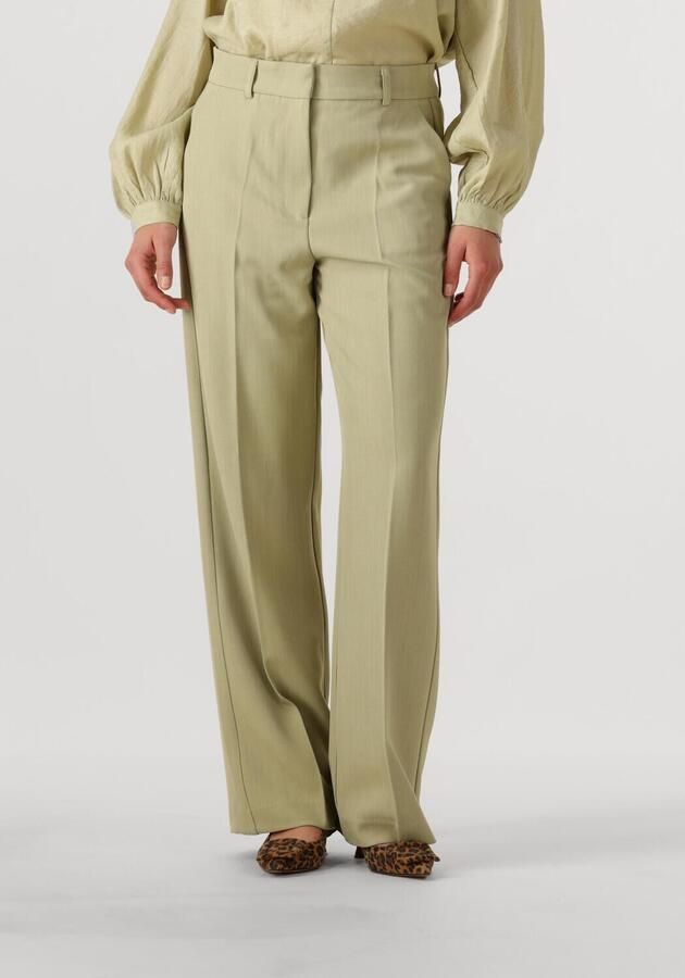 Aaiko straight high waist pantalon groen - Foto 4