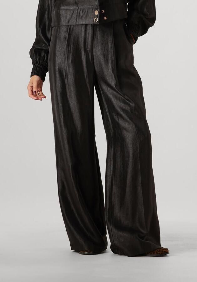 AAIKO Dames Broeken Rocia Twill Shine Vis 545 Zwart - Foto 3