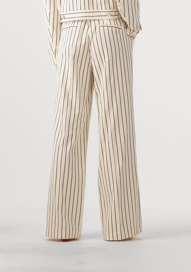 AAIKO Dames Broeken Sonja Stripe Co 570 Gebroken Wit - Foto 1