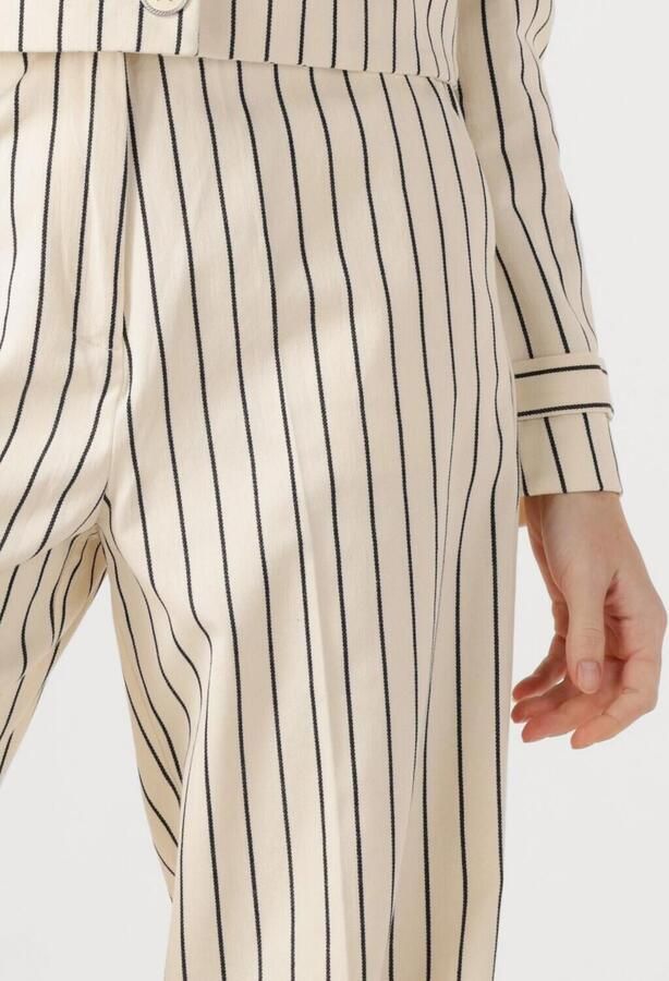 AAIKO Dames Broeken Sonja Stripe Co 570 Gebroken Wit - Foto 2