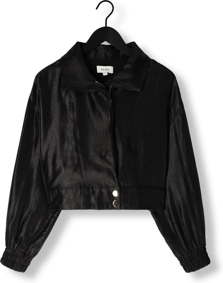 AAIKO Dames Jassen Vina Twill Shine Vis 545 Zwart