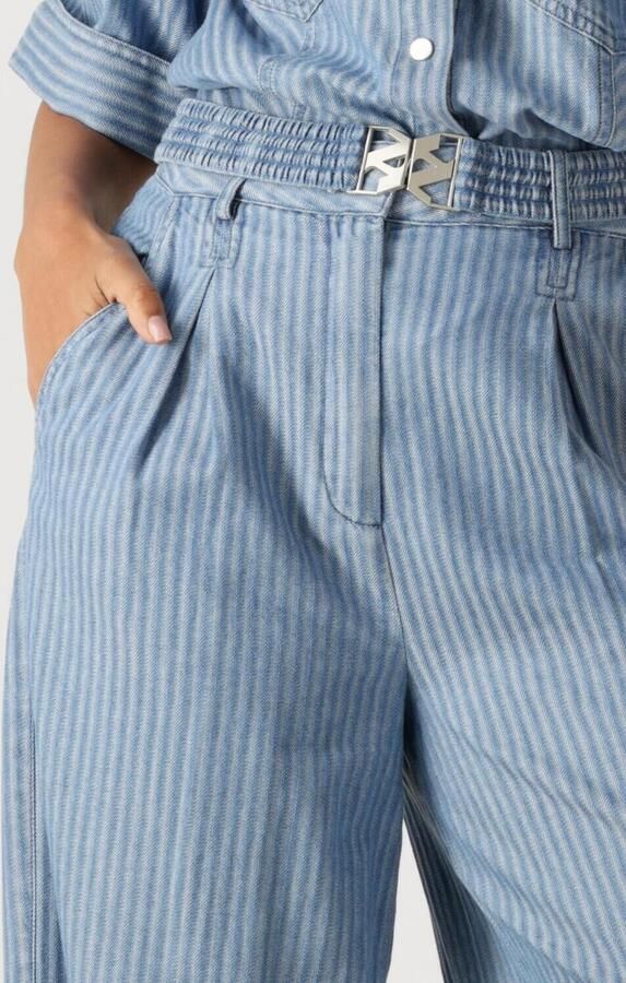 AAIKO Dames Jeans Lotty Stripe Co 568 Lichtblauw - Foto 3