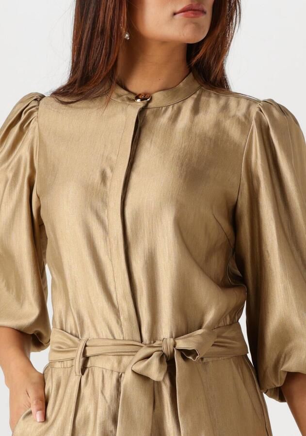 Aaiko Viscose jumpsuit met strikceintuur Katy groen - Foto 2