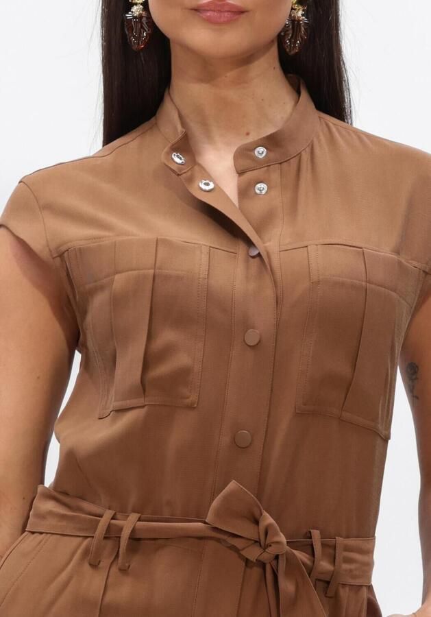 AAIKO Dames Jumpsuits Lisana Tencel Ten 545 Bruin - Foto 3
